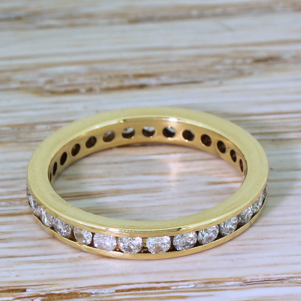 ***RTV 10/24***Right Hand Ring Chaumet Modern .28 Round Brilliant Cut  Diamonds in 18k Yellow Gold