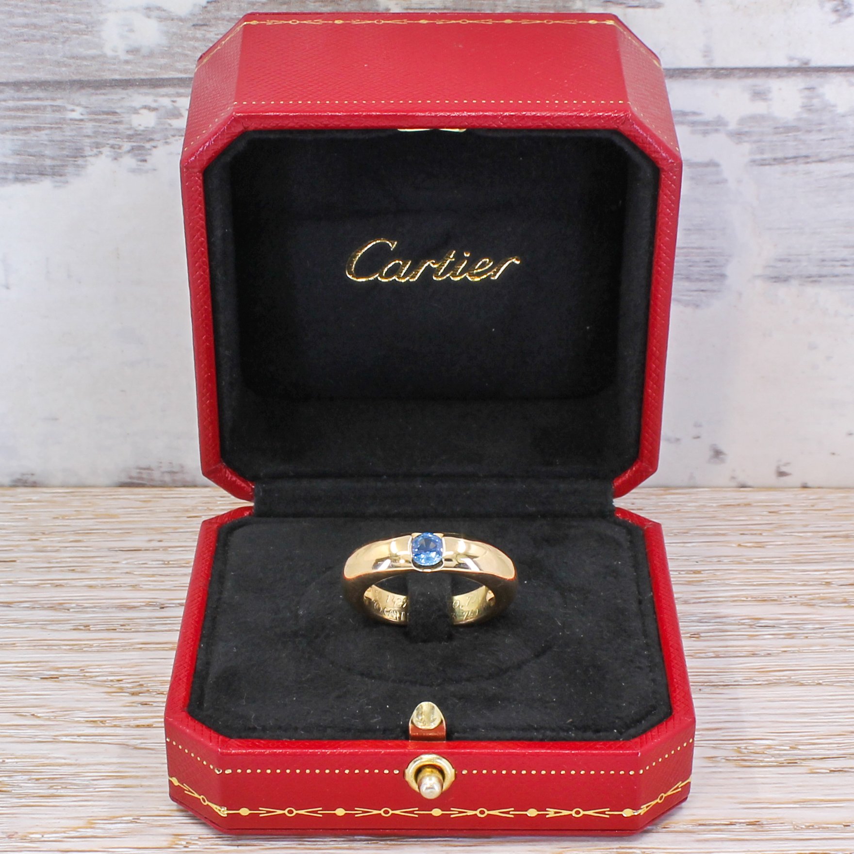 CARTIER Ellipse Sapphire Ring - Gatsby 