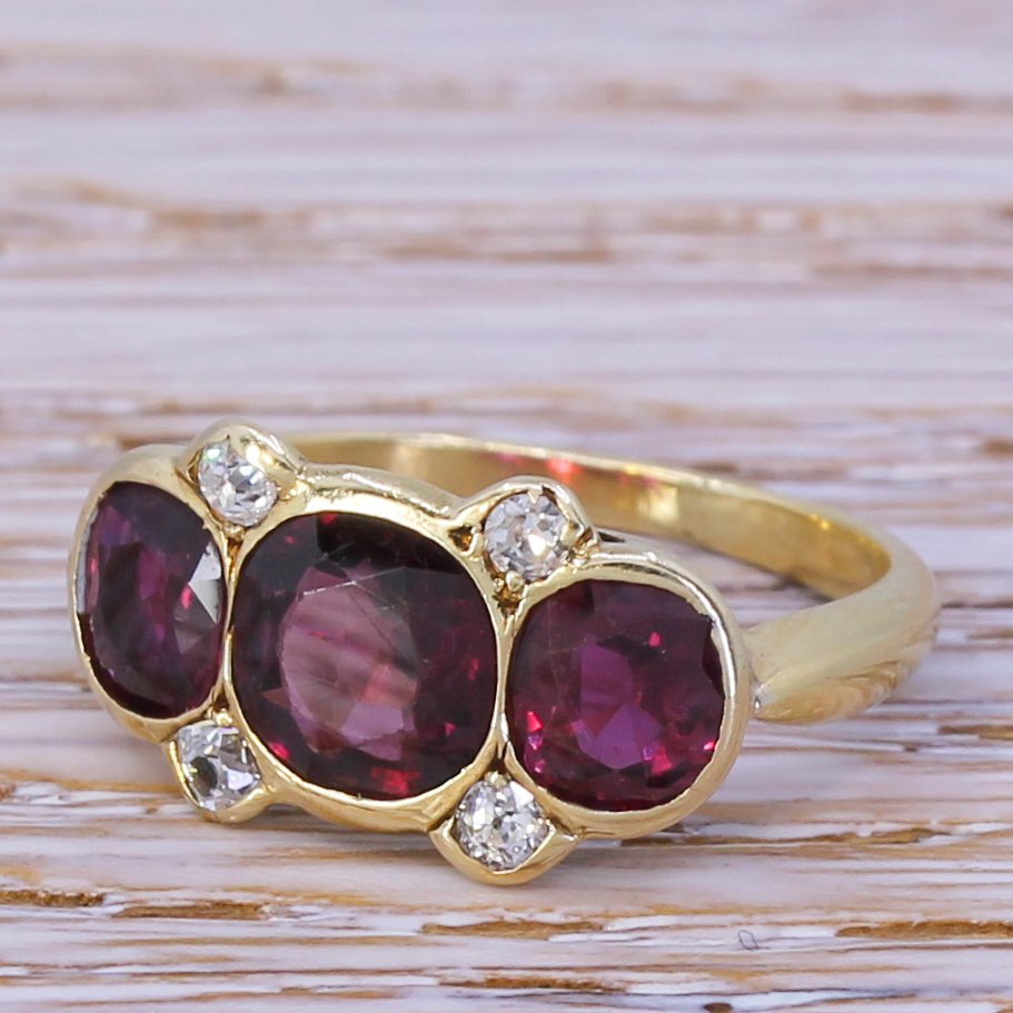 Discover more than 156 ruby and diamond wedding ring latest